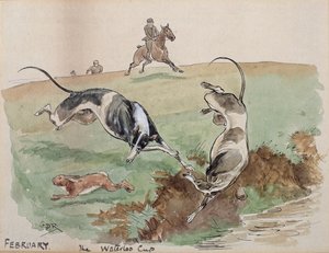 二月份：Coursing（笔墨和纸上的wc）